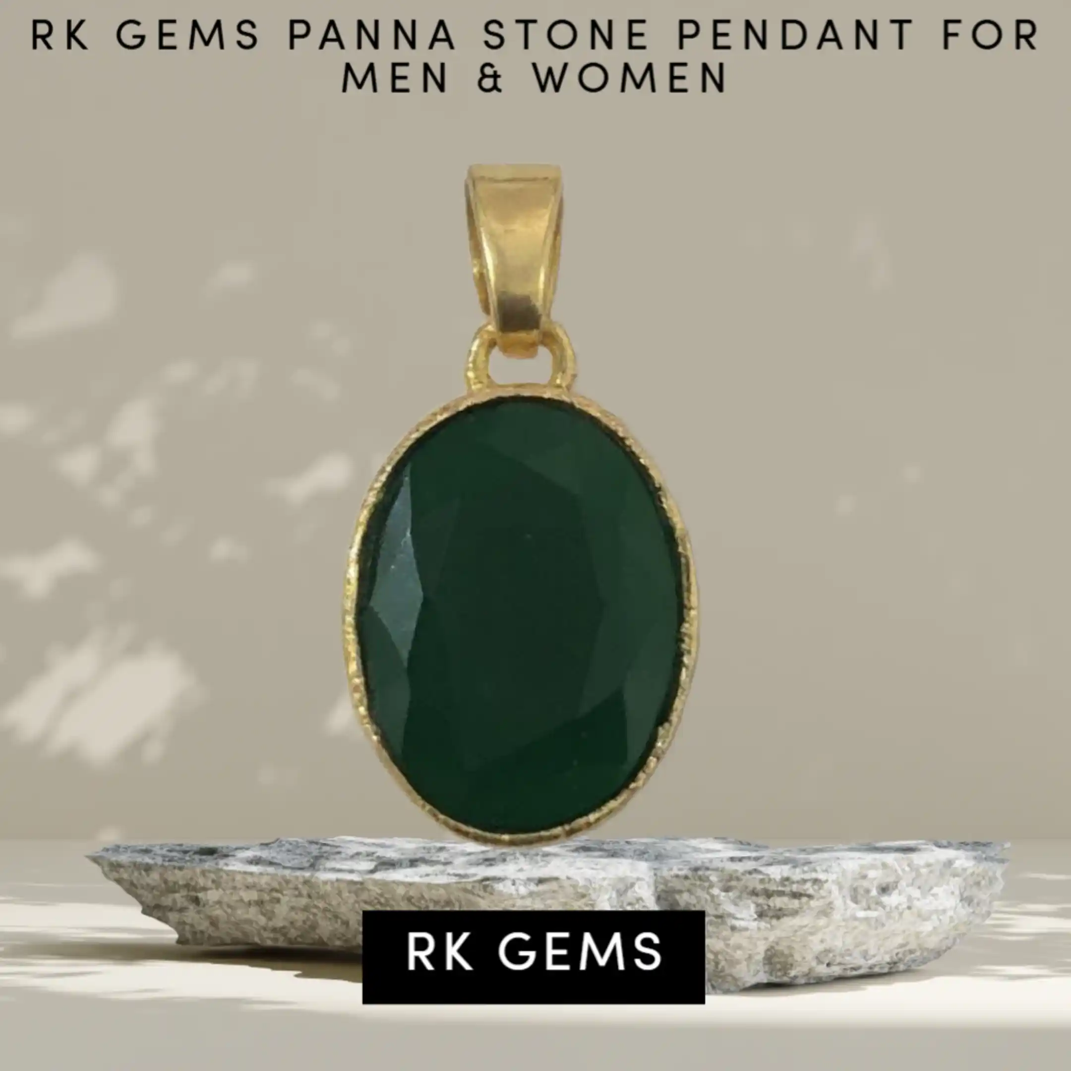 Astrological Panna Gemstone Pendant– Genuine Emerald for Growth & Business Success  For Men & Women.png